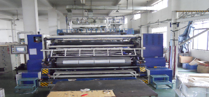 Multilayers high speed cast stretch film line
